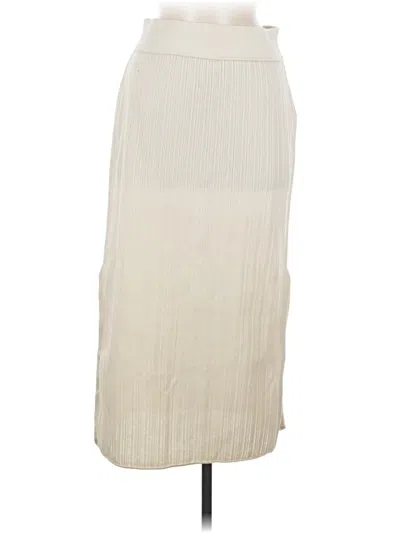 Pre-owned Bimba Y Lola Casual Skirt In White
