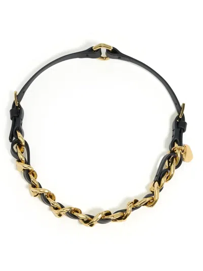 Bimba Y Lola Chain-embellished Necklace In Gold