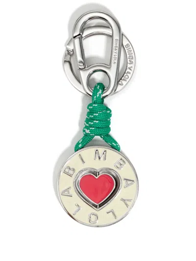 Bimba Y Lola Charm-detail Keyring In Silber