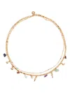 Bimba Y Lola Charm-embellished Necklace In Gold