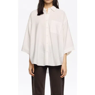 Bimba Y Lola Checked 3/4-sleeve Shirt In Animal Print