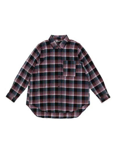 Bimba Y Lola Checked Long-sleeve Shirt In Multi