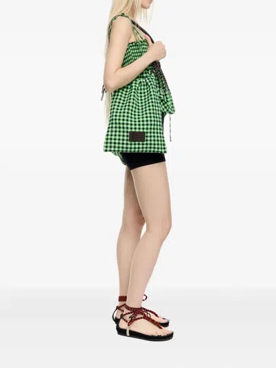 Bimba Y Lola Checked Shoulder Bag