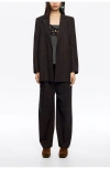 Bimba Y Lola Checked Tailored Jacket In Brown
