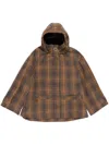 BIMBA Y LOLA CHECKERED A-LINE TRECHCOAT