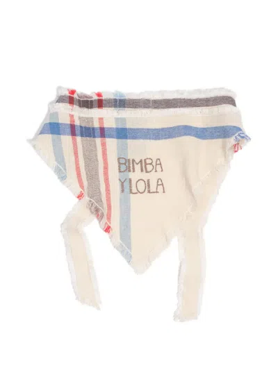 Bimba Y Lola Check-pattern Triangle Hair Scarf In Multi