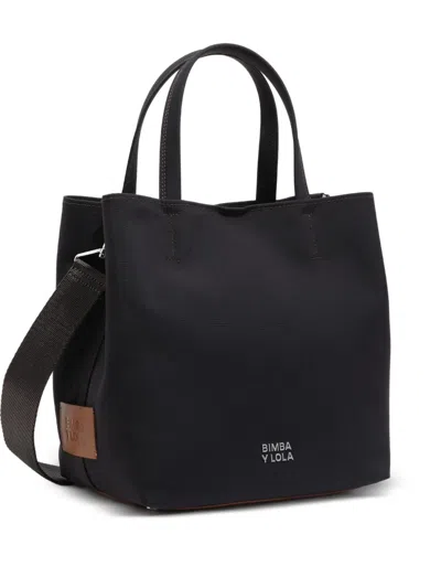 Bimba Y Lola Chihuahua Grande Tote Bag In Black