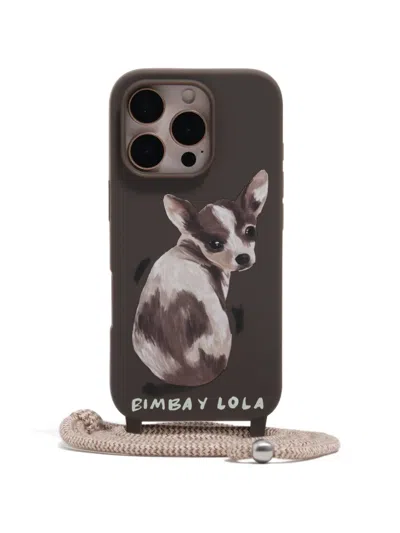 Bimba Y Lola Chihuahua Iphone 16 Pro Case In Brown