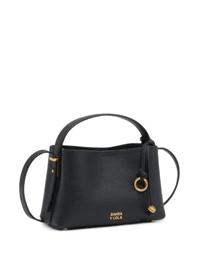 Bimba Y Lola Chihuahua Mini-tasche Aus Leder In Black