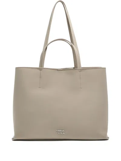 Bimba Y Lola Chihuahua Zip Handle Tote Bag In Neutral