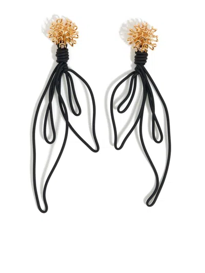 Bimba Y Lola Chrysanthemum Earrings In Gold