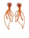 BIMBA Y LOLA CHRYSANTHEMUM LEAVES EARRINGS