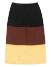 Bimba Y Lola Colour-block Midi Skirt