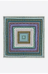 Bimba Y Lola Concentric Borders Lace Scarf In Multi