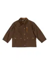 Bimba Y Lola Corduroy-collar Cotton Jacket In Brown