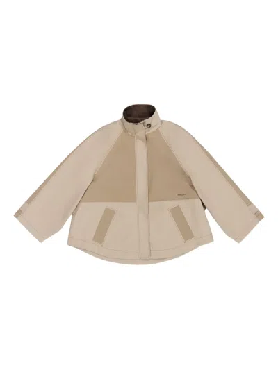 Bimba Y Lola Corduroy-collar Jacket In Metallic