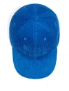 Bimba Y Lola Corduroy Logo Cap In Blue
