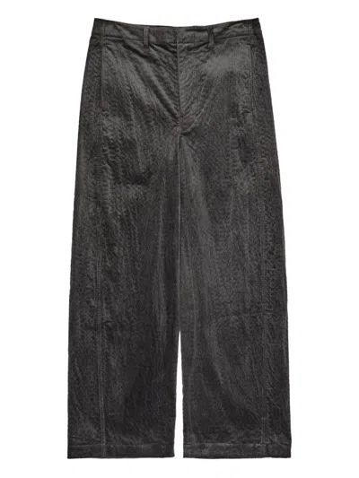 Bimba Y Lola Corduroy Trousers In Gray