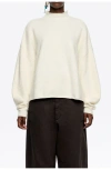 Bimba Y Lola Cotton Boxy Sweater In White