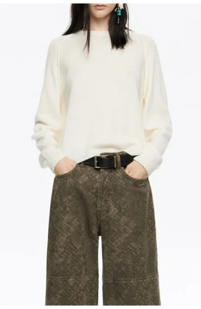 BIMBA Y LOLA BIMBA Y LOLA COTTON RAGLAN SWEATER