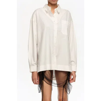 Bimba Y Lola Cotton Shirt In White
