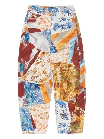 Bimba Y Lola Cotton Tapered Pants