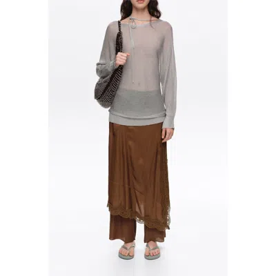 Bimba Y Lola Crossover Ties Sweater In Multi