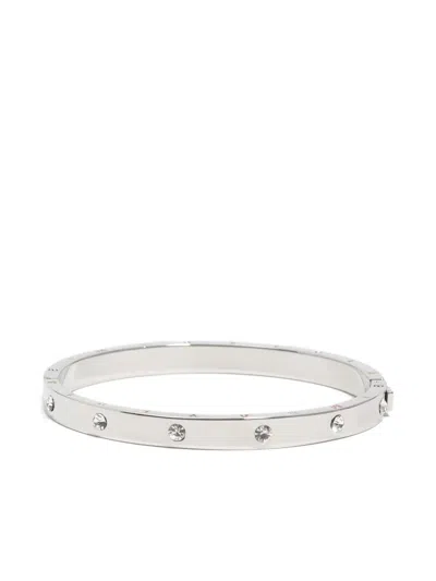 Bimba Y Lola Crystal-embellished Bangle Bracelet In Metallic