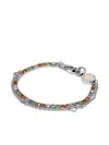 Bimba Y Lola Crystal-embellished Chain Bracelet In Silver