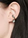 Bimba Y Lola Crystal-embellished Ear Cuff In Metallic