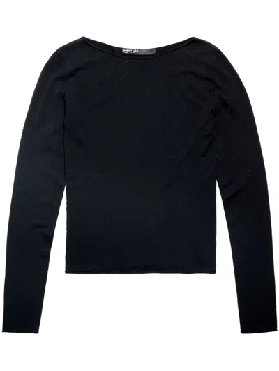 Bimba Y Lola Crystal-embellished Jumper In Black