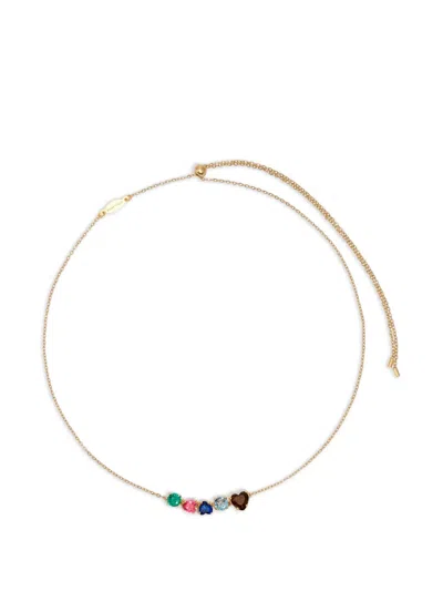 Bimba Y Lola Crystal-embellished Necklace In Gold