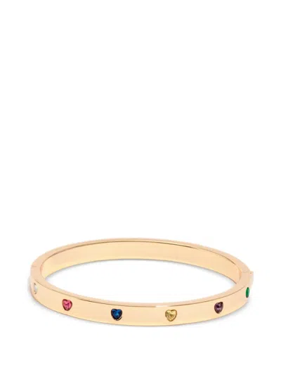 Bimba Y Lola Crystal Heart Bracelet In Neutral