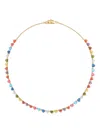 Bimba Y Lola Crystal-heart Necklace In Gold