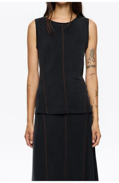 BIMBA Y LOLA BIMBA Y LOLA CUPRO SLEEVELESS TOP