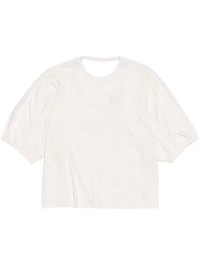Bimba Y Lola Cut-out T-shirt In White