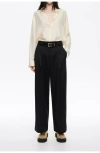Bimba Y Lola Darted Trousers In Black