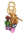 Bimba Y Lola Dice Keyring In Gold