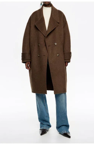 BIMBA Y LOLA BIMBA Y LOLA DOUBLE-FACE MAXI LAPEL COAT