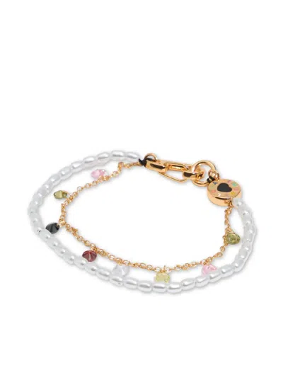 Bimba Y Lola Double-layer Bracelet In Gold