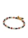 Bimba Y Lola Double-layer Heart Logo Stones Bracelet In Multi