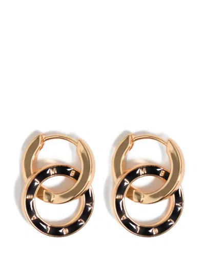 Bimba Y Lola Double-hoop Earrings In Gold