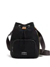 Bimba Y Lola Drawstring Bucket Bag In Black
