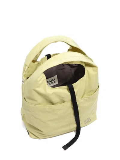 Bimba Y Lola Drawstring Tote Bag In Green