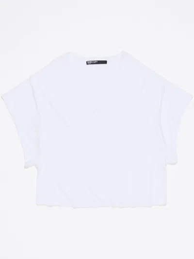 Bimba Y Lola Drop-shoulder T-shirt In White