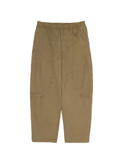 Bimba Y Lola Elasticated-waist Trousers In Brown