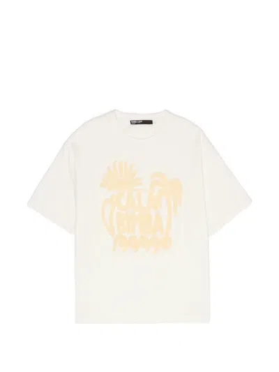 Bimba Y Lola Embroidered-logo T-shirt In White