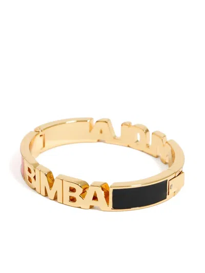 Bimba Y Lola Enamel-logo Bracelet In Gold