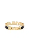 Bimba Y Lola Enamel-logo Two-tone Bracelet In Gold