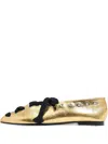 Bimba Y Lola Eyelet-embellished Pointed Ballet Flats